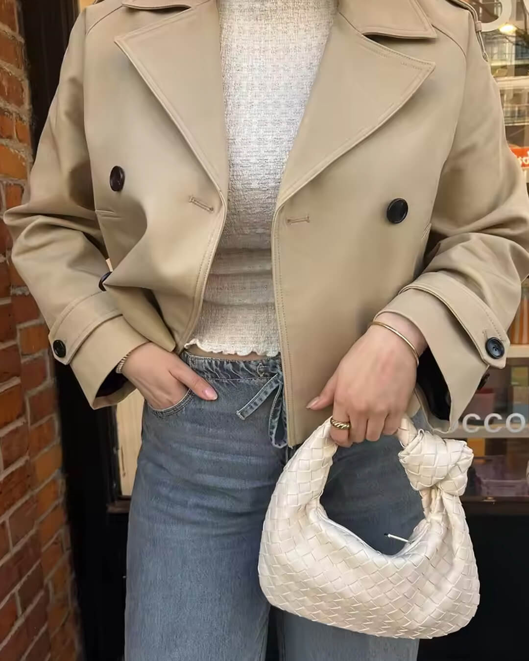 Janice kort trenchcoat