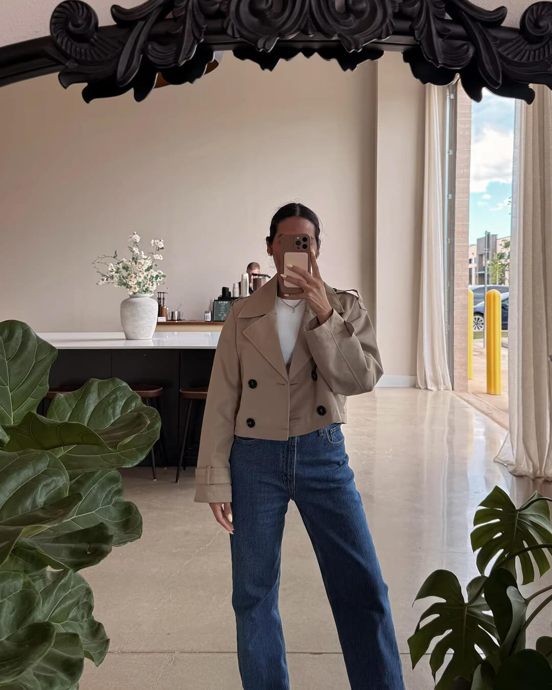 Janice kort trenchcoat