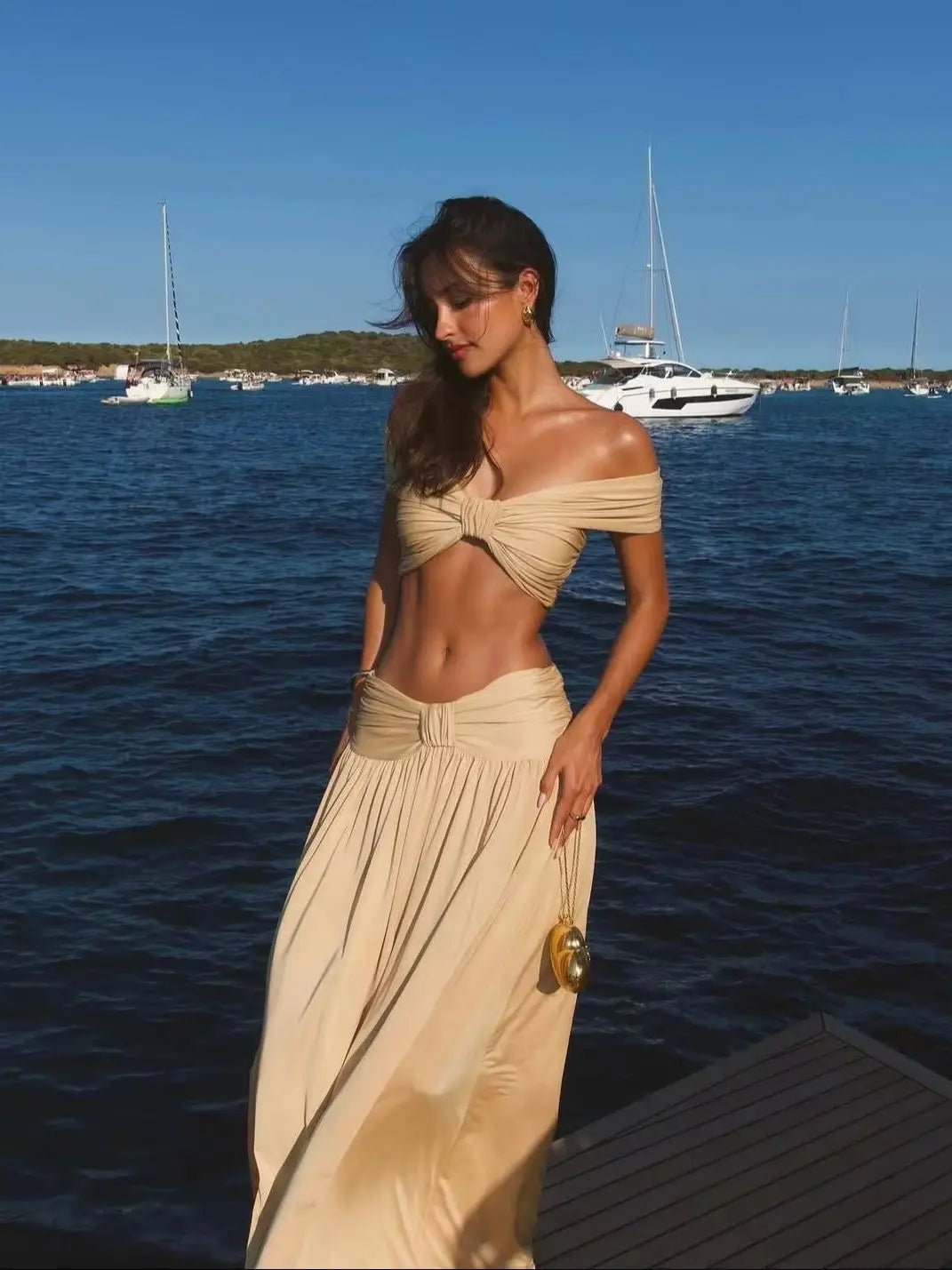 Jannekes halterneck-set med strandklänning