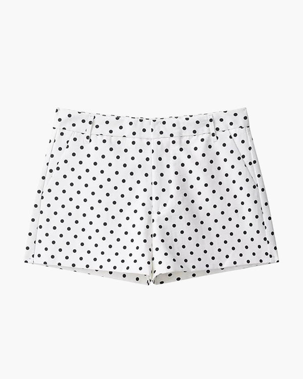 Jillian prickiga shorts med medelhög midja