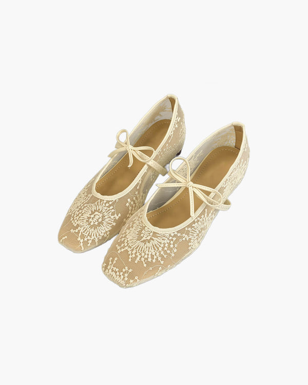 Joans ballerinas i mesh