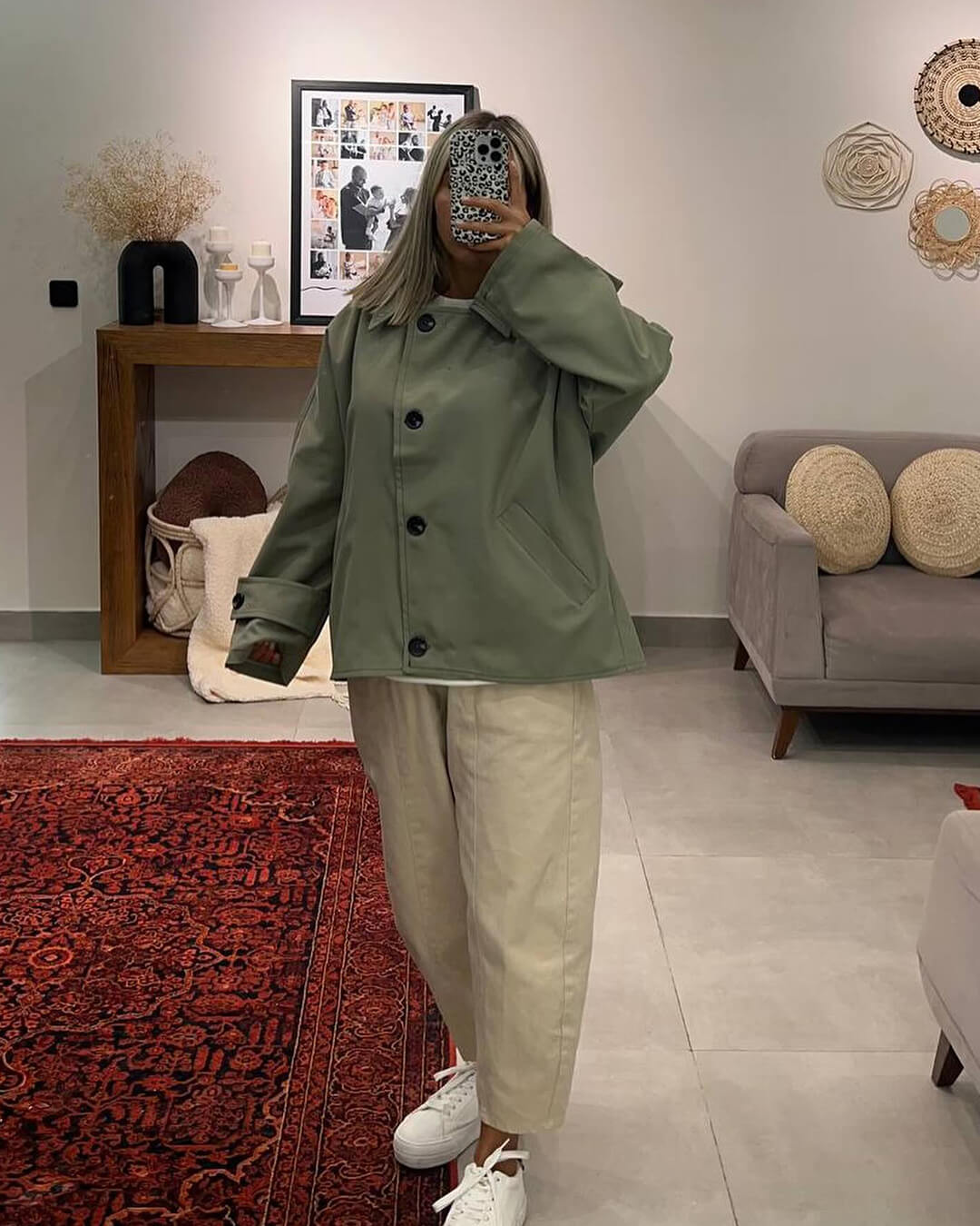 Julia trenchcoat med huva