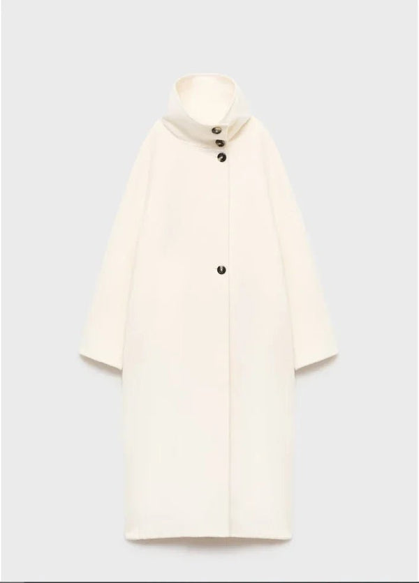 Julia Stand Collar Long Coat