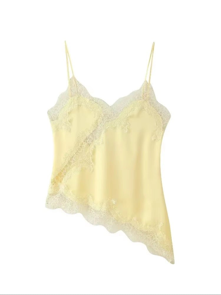 Kara asymmetriskt sat linne