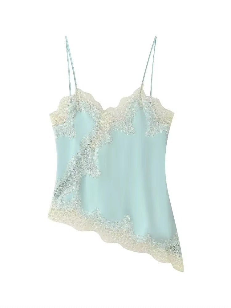 Kara asymmetriskt sat linne