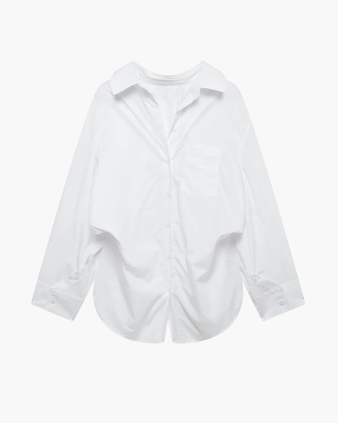 Kathy Bat Sleeve Striped Shirts