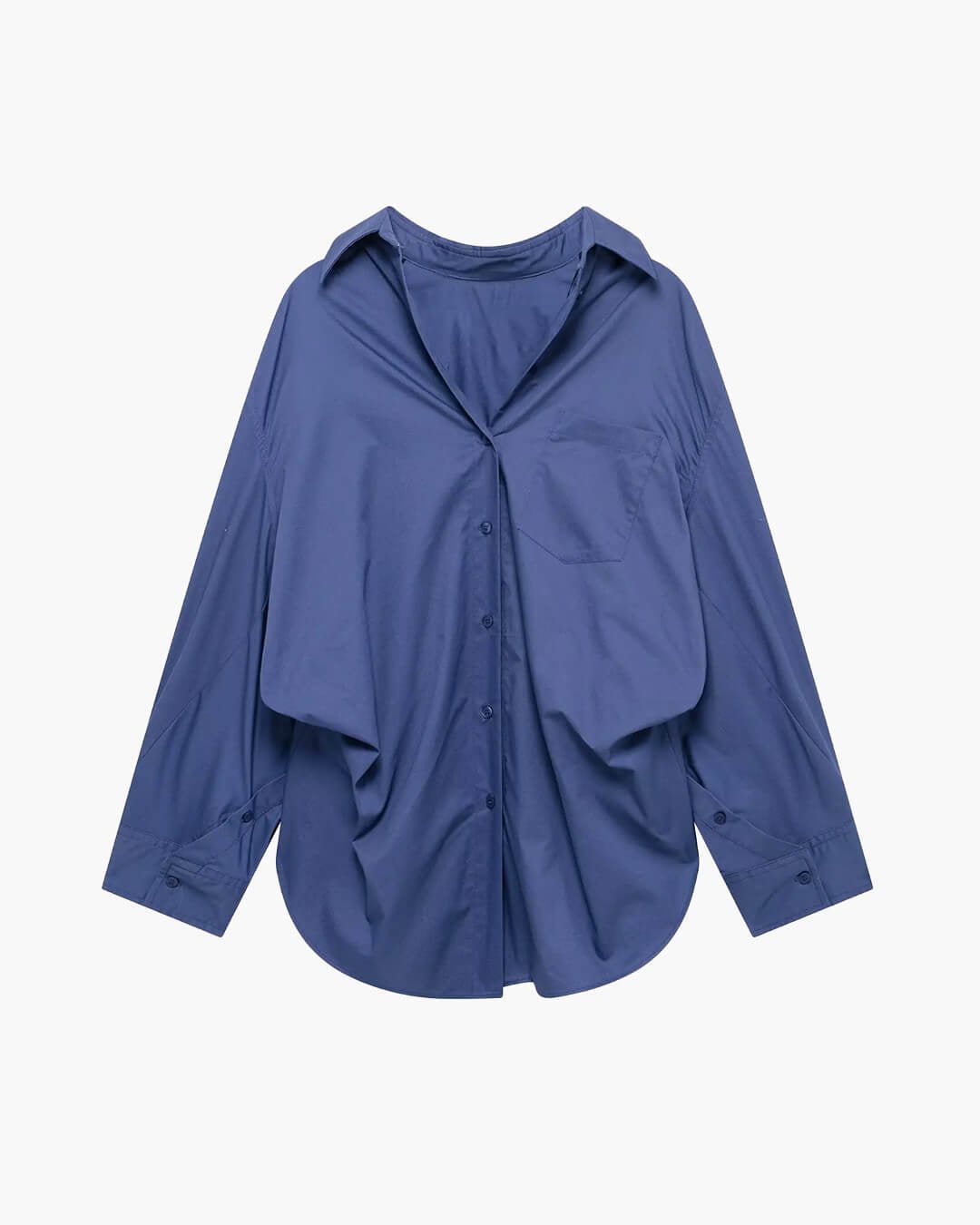 Kathy Bat Sleeve Striped Shirts