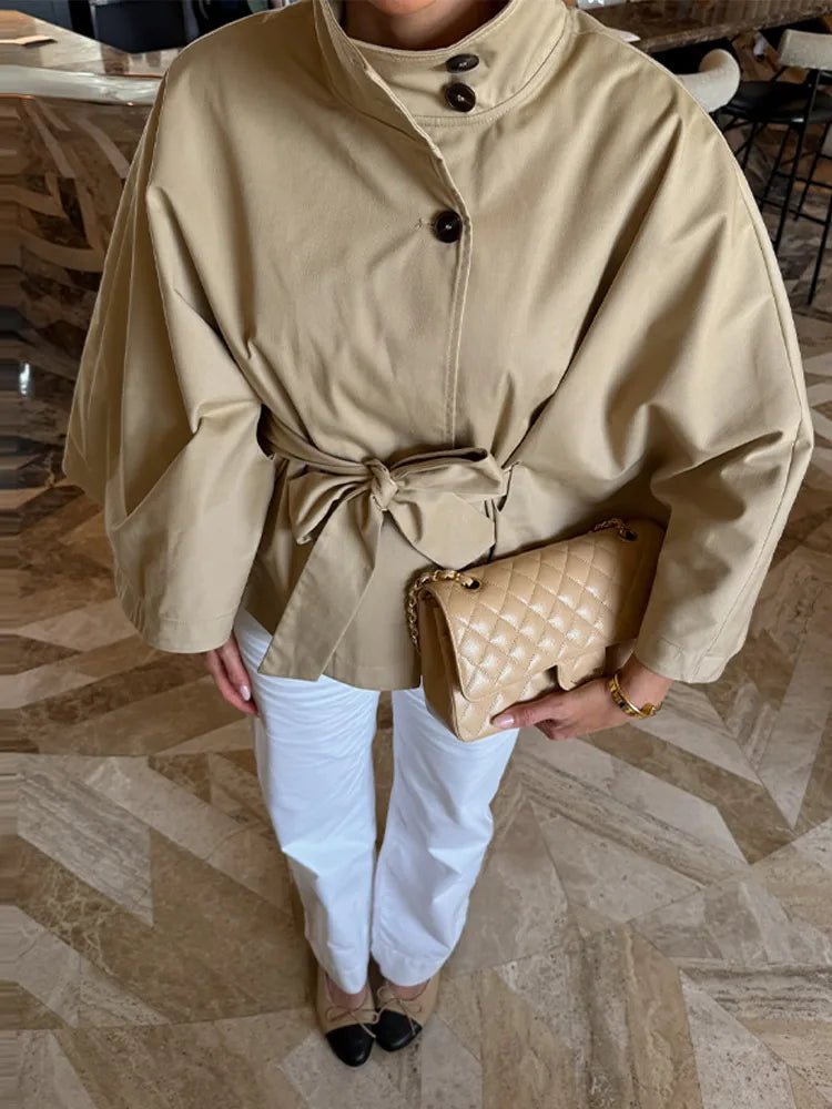 Kimberly kappa i capestil med skärp