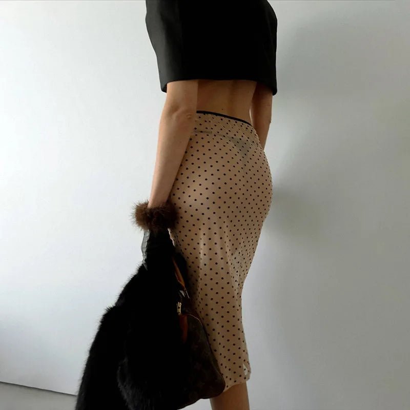 Leah meshkjol med hög midja