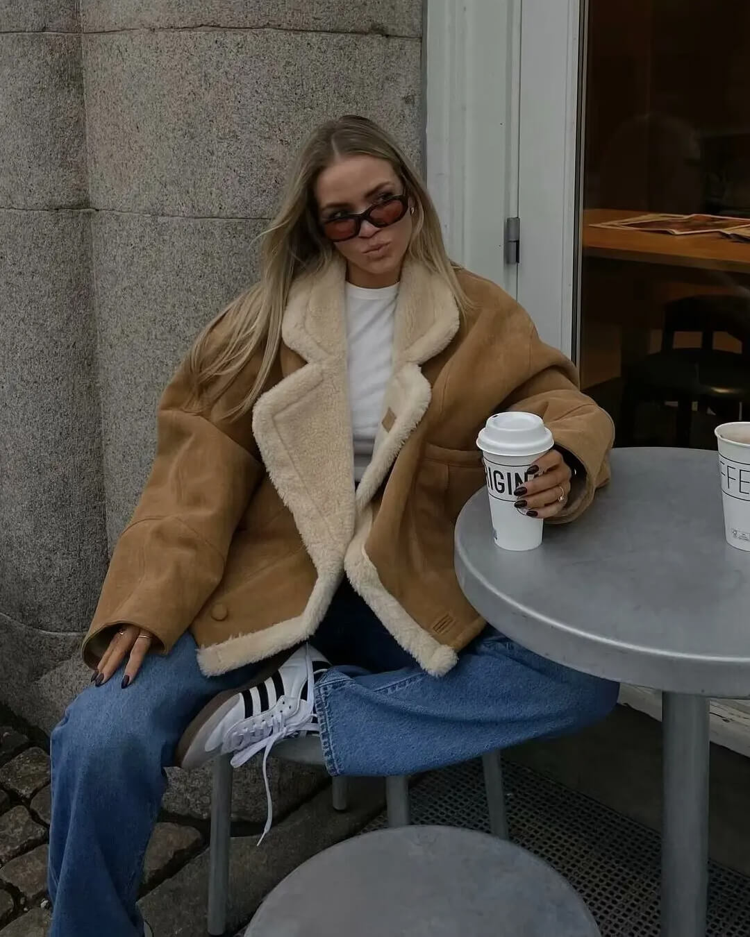 Leona skinnjacka