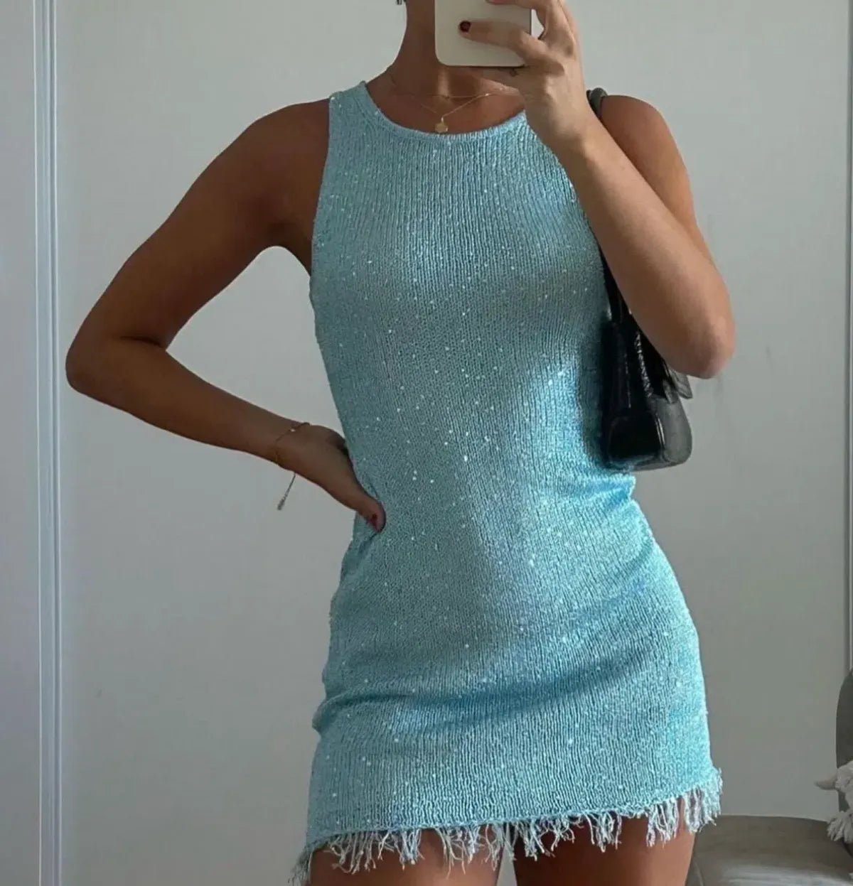 Lia skir ärmlös miniklänning