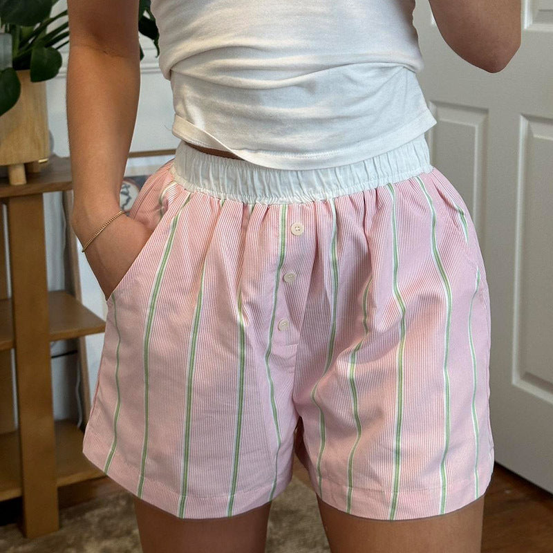 Liesel randiga boxershorts i poplin