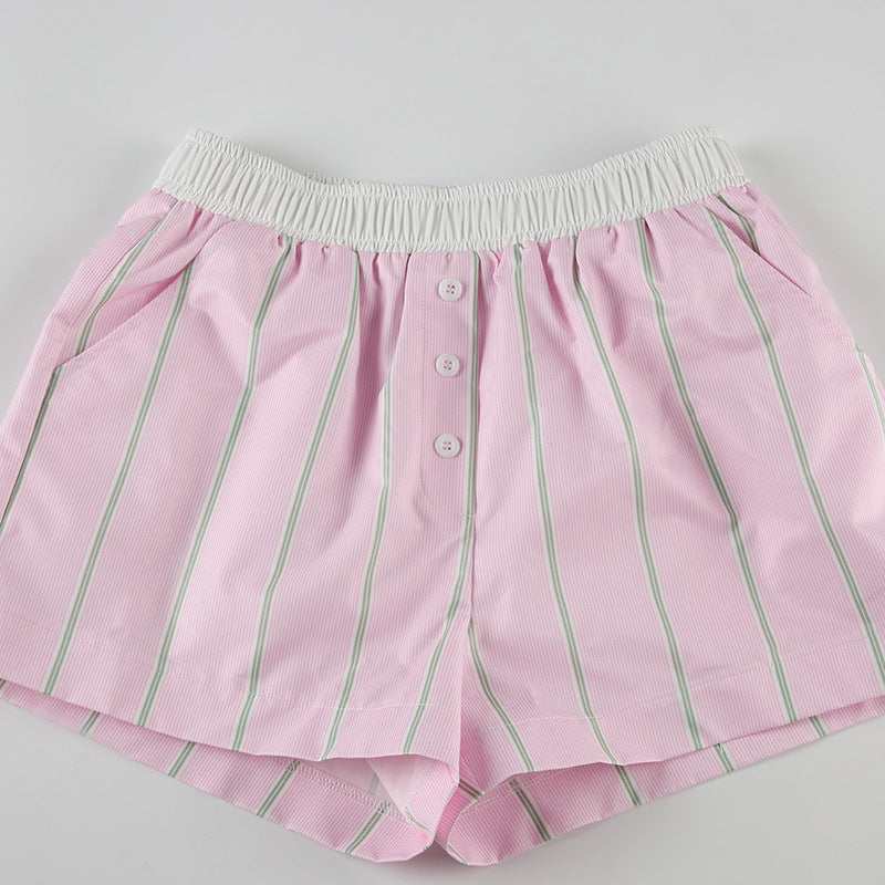 Liesel randiga boxershorts i poplin