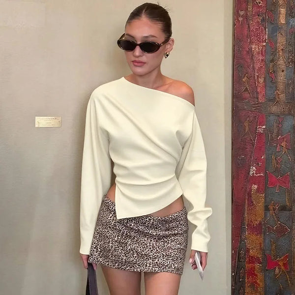 Long Sleeve Split Sweater