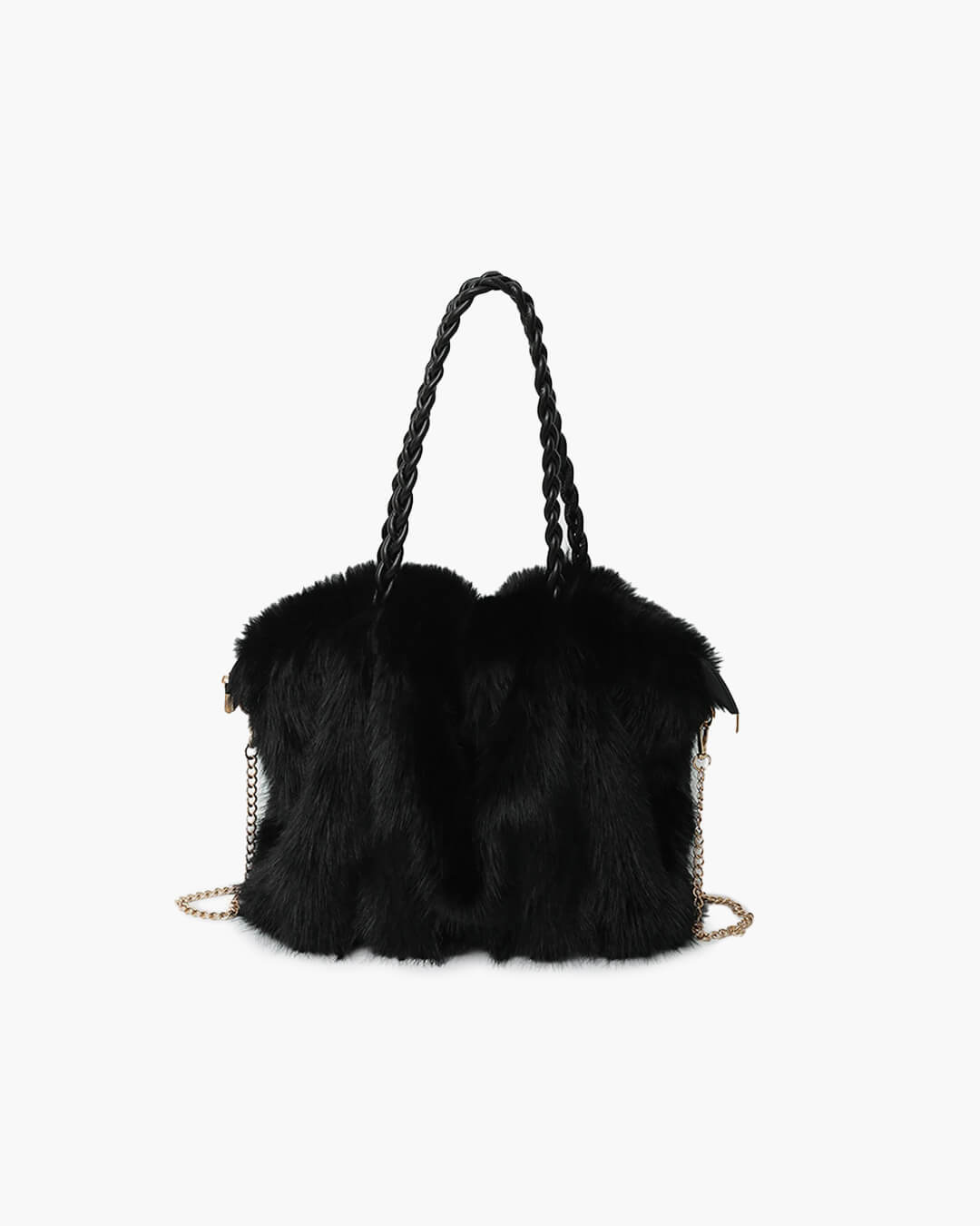 Loreen tote-väska i fuskpäls