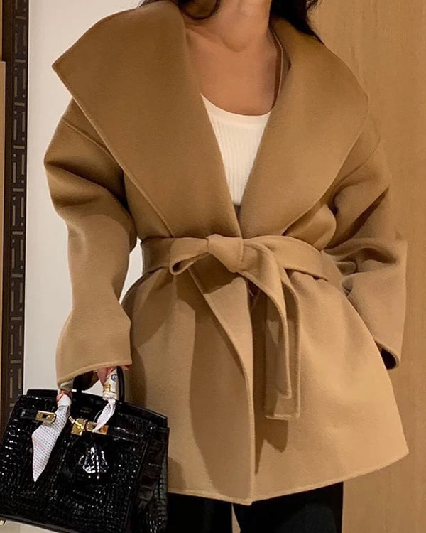 Lorelie Belted Wrap Coat