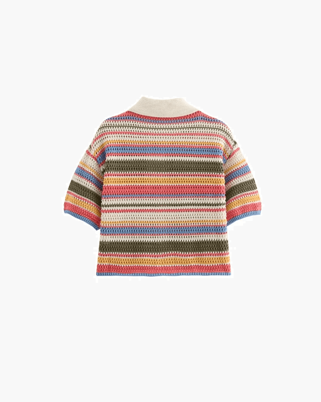 Margot Striped Knit Crop Set