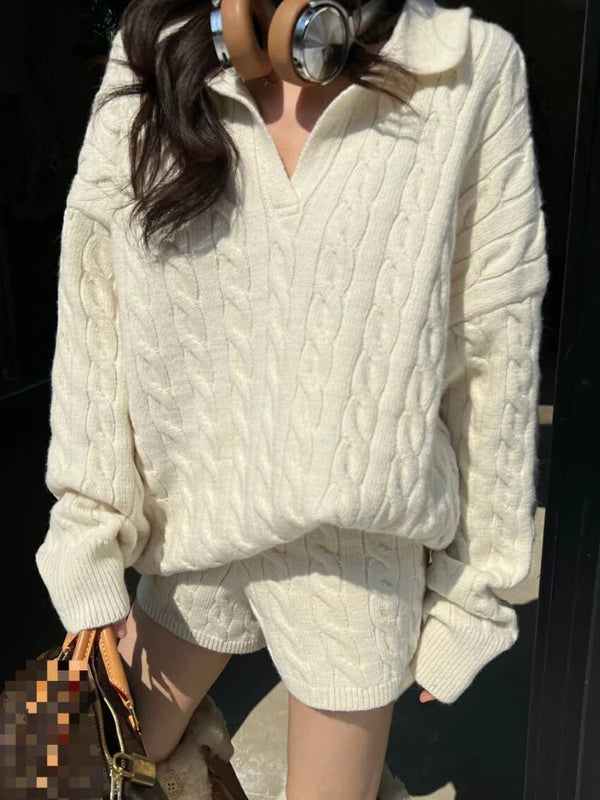 Maureen Knit Polo 2-Piece Set