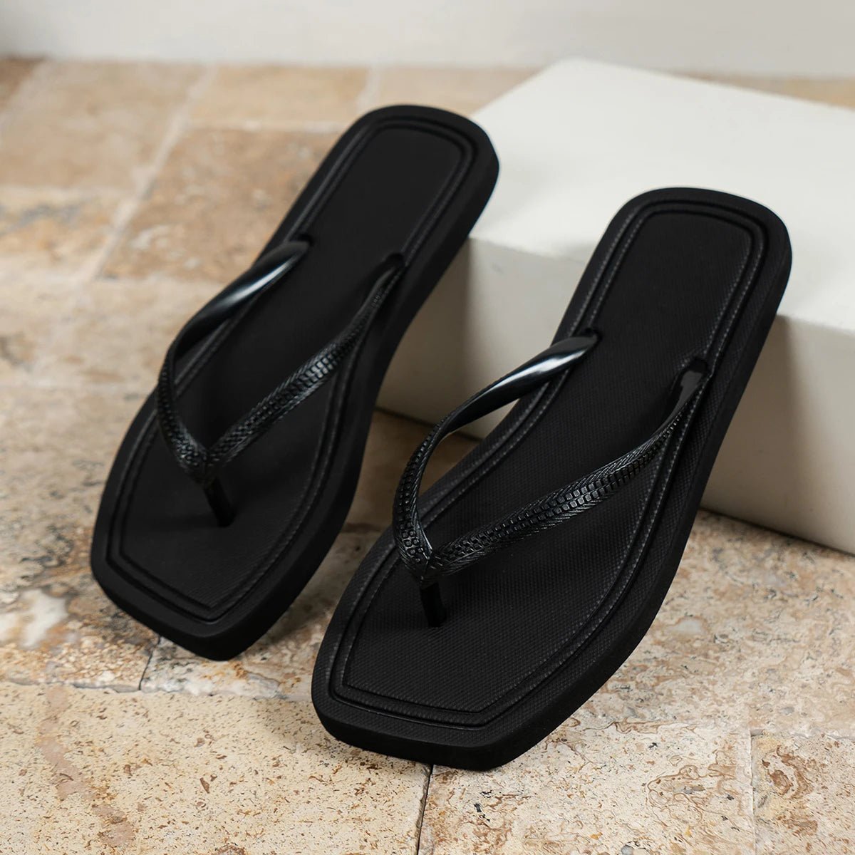 Maya EVA-sandaler med fyrkantig tå