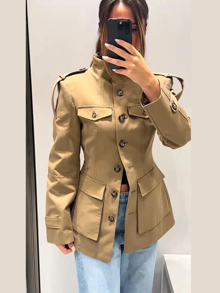 Melinda figursydd trenchcoat