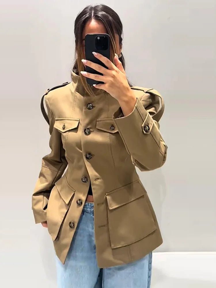 Melinda figursydd trenchcoat