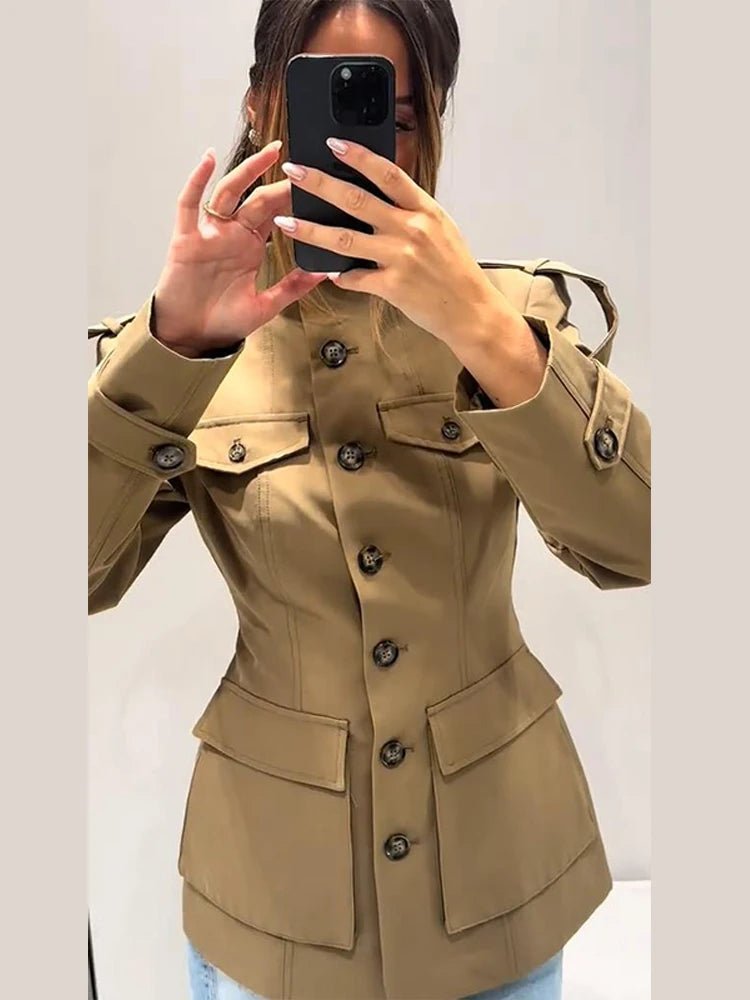 Melinda figursydd trenchcoat