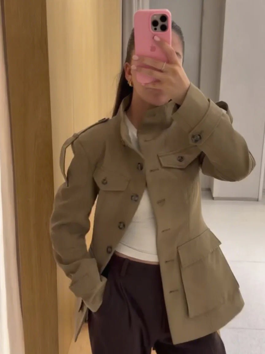 Melinda figursydd trenchcoat