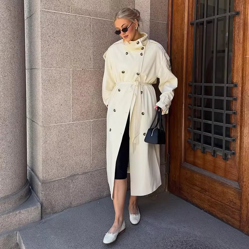 Melissas trenchcoat med skärp