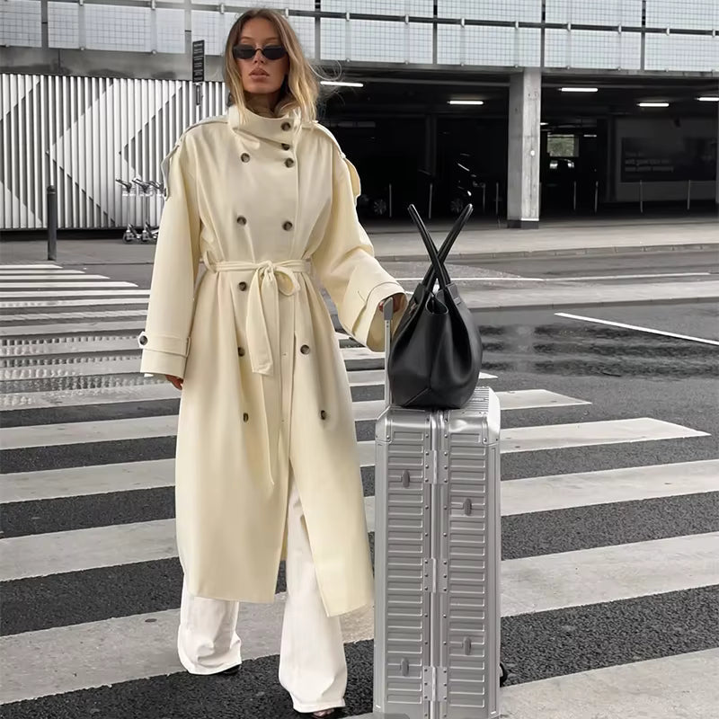 Melissas trenchcoat med skärp