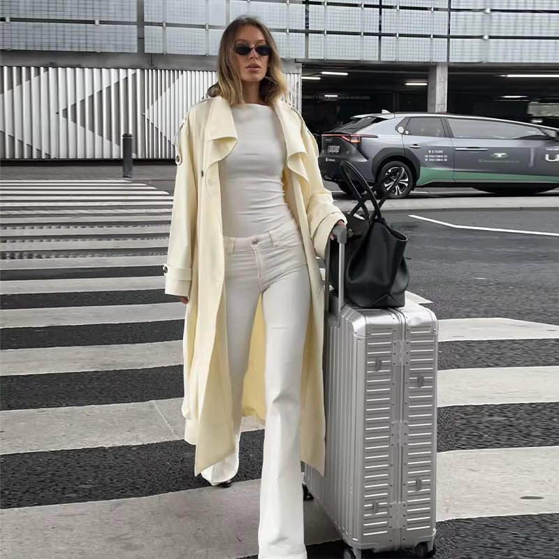 Melissas trenchcoat med skärp