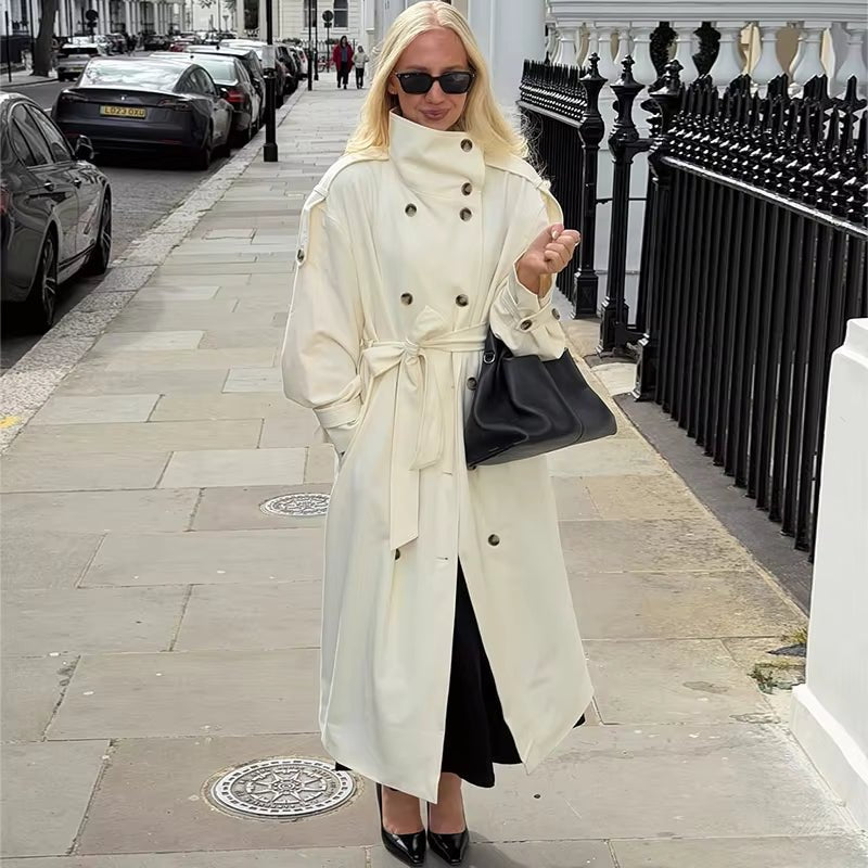 Melissas trenchcoat med skärp