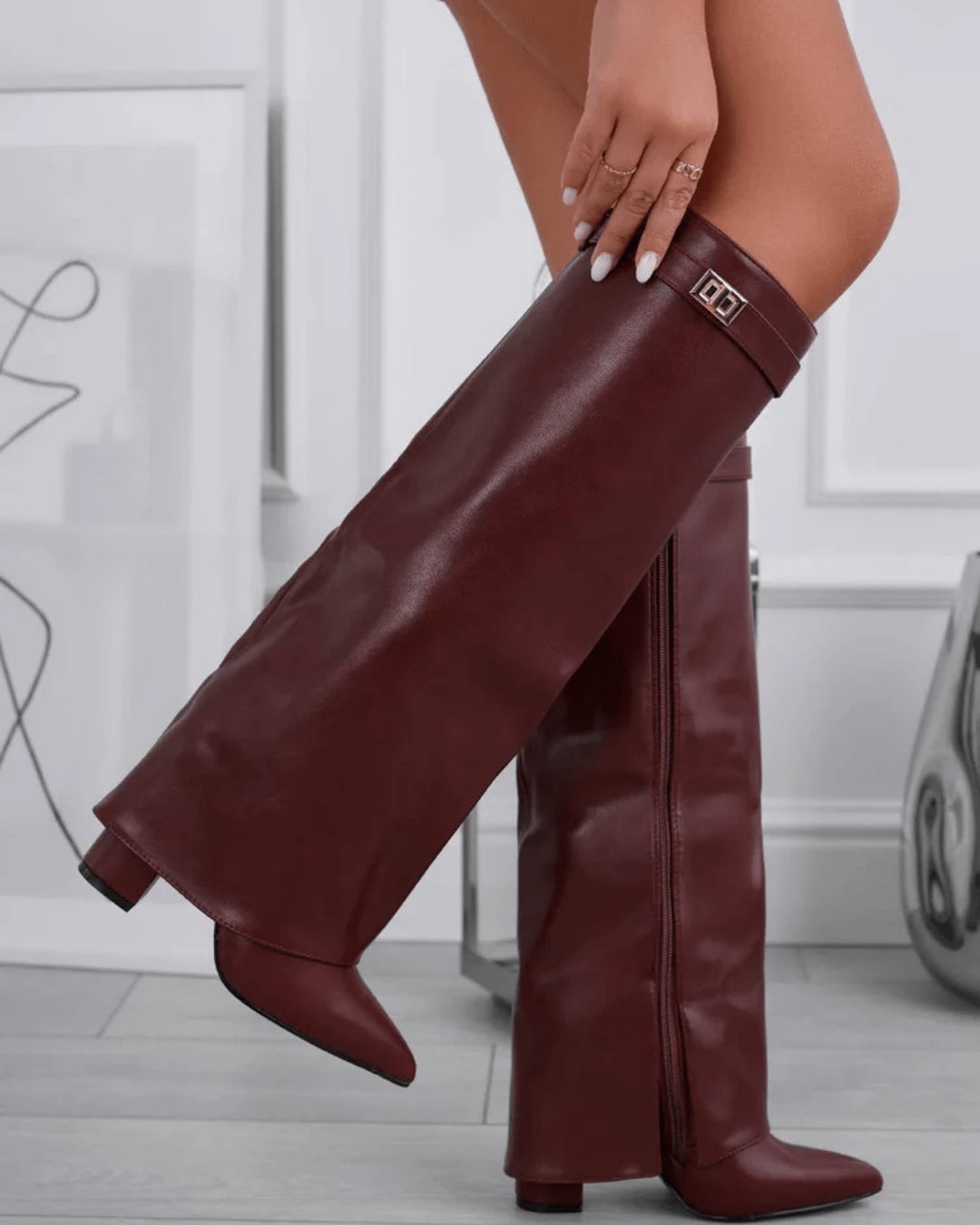 Monica höga boots