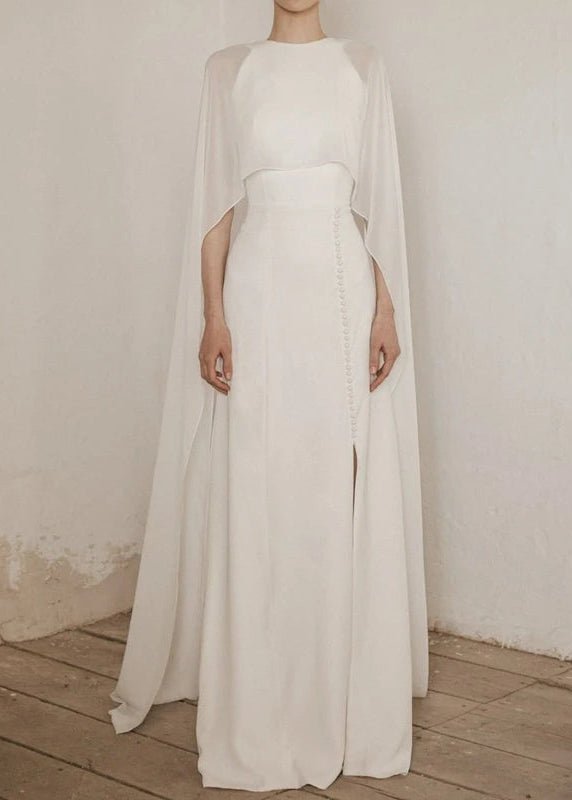 Niamhs prickiga cape med asymmetrisk längd