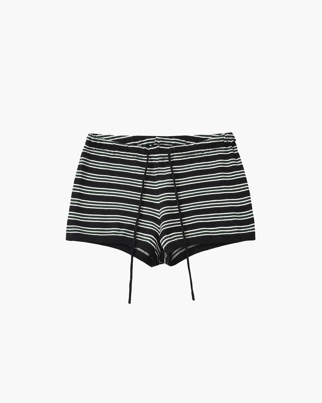 Nicole randigt set med kofta och shorts