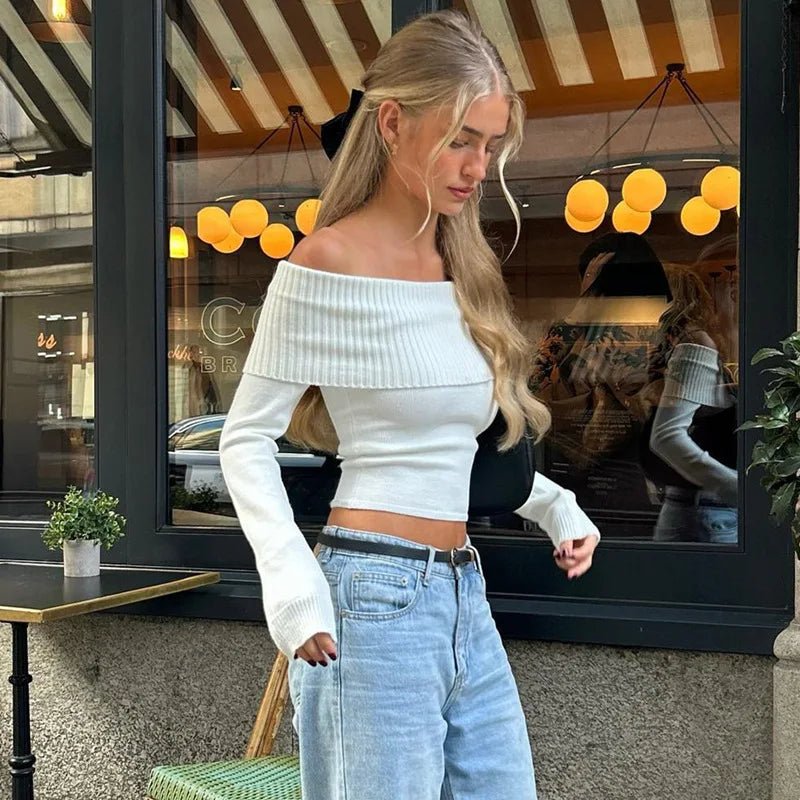 Nora tröja med bar axel