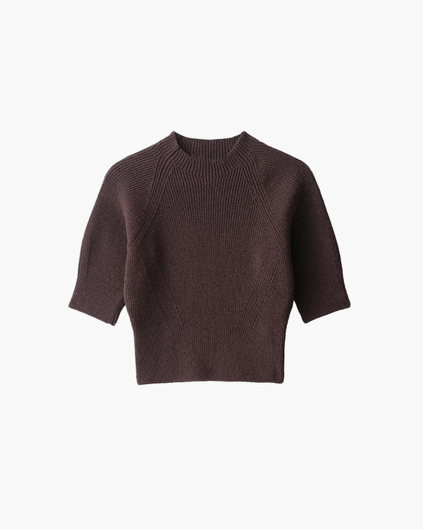 Paloma sömlös stickad crop top