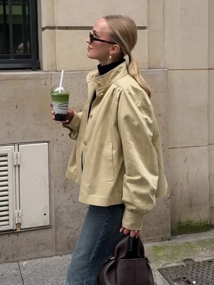 Pia jacka med puffärmar