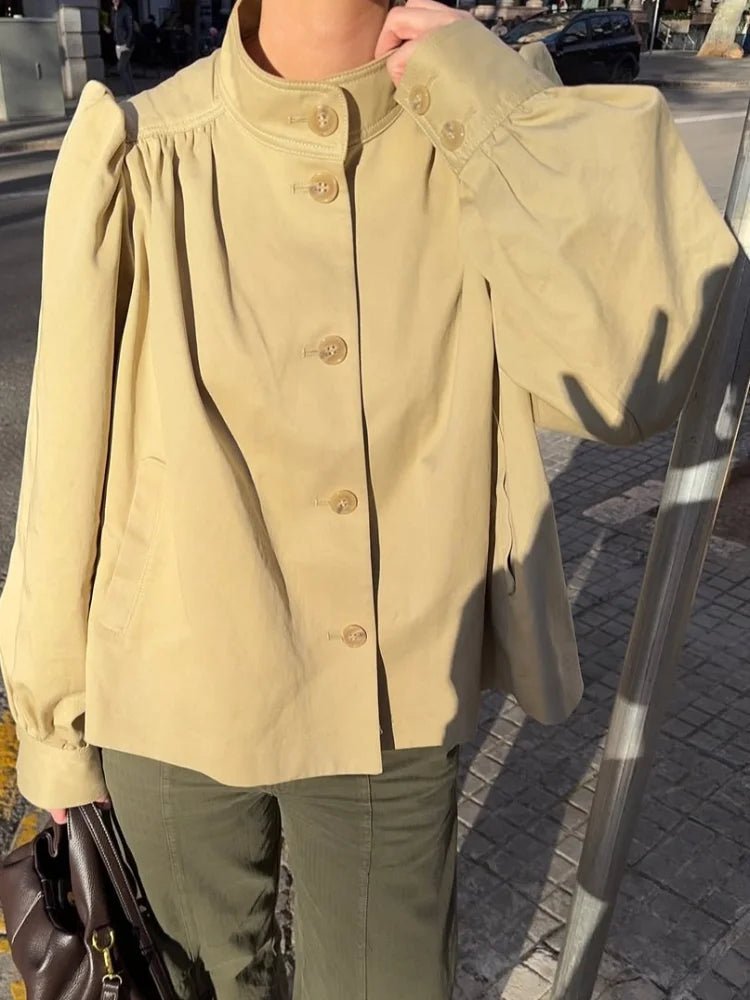 Pia jacka med puffärmar