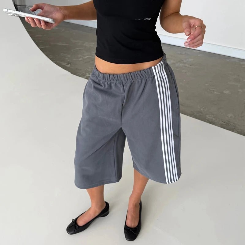 Pixie vintagejoggers i ledig bermudamodell