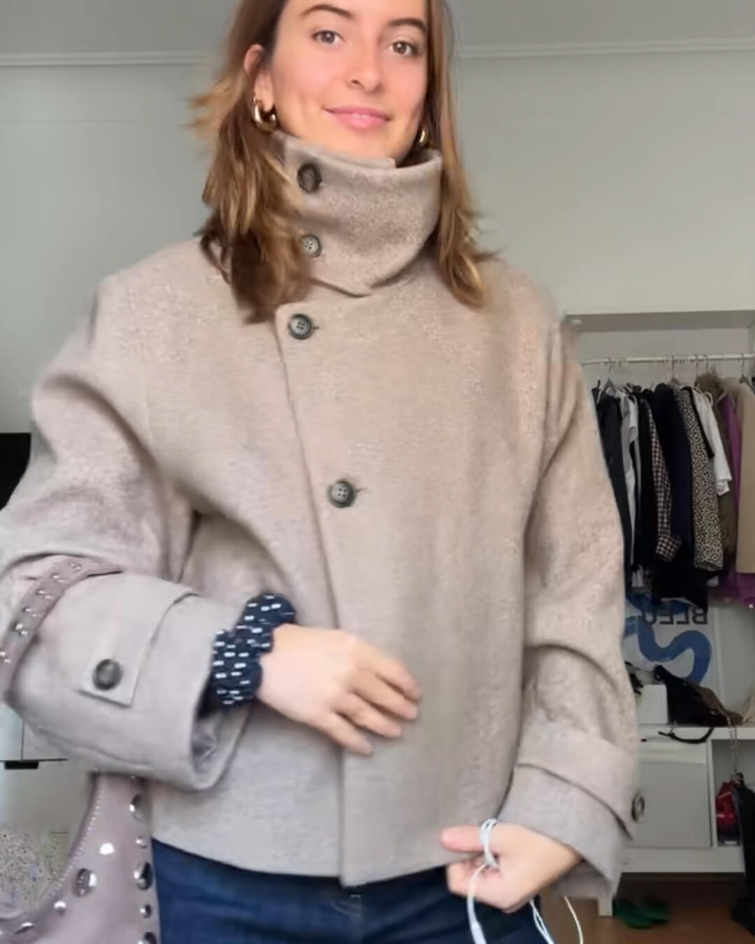Ramona jacka med ståkrage