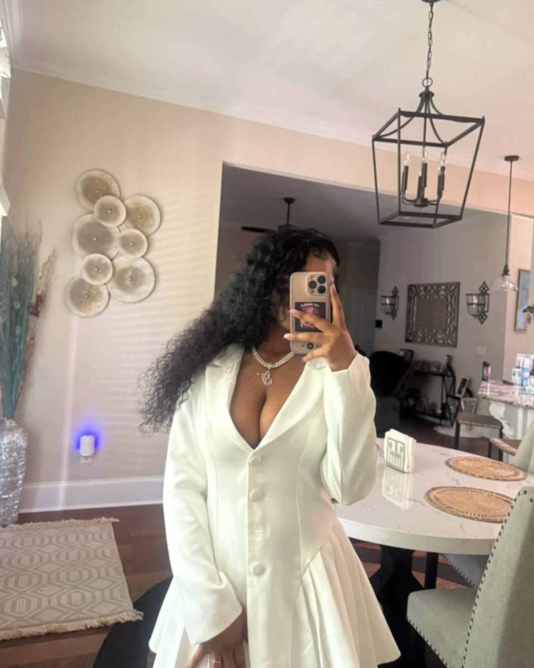 Rebecca Buttoned Blazer Mini Dress