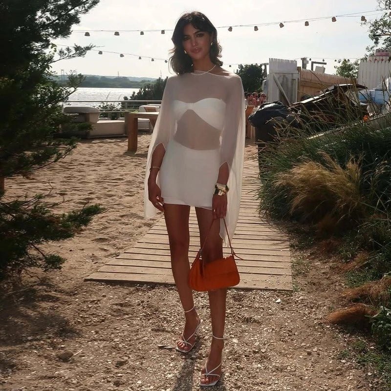Samantha löst sittande blus som täckplagg