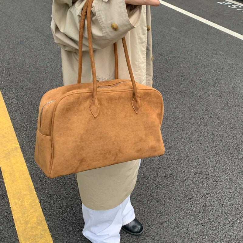 Sandra toteväska i mocka