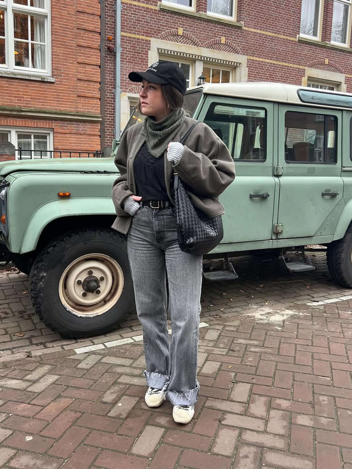 Scarlett vävd tygväska