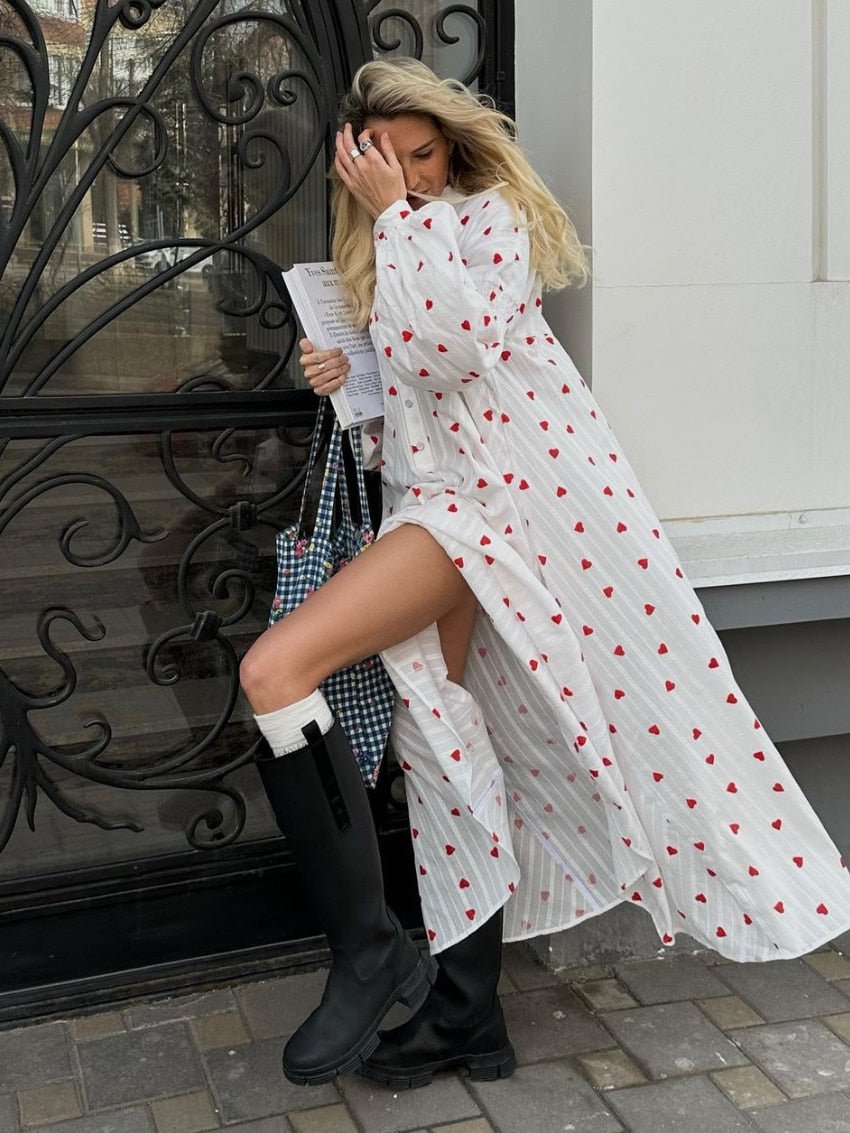 Sophia A-linjeformad midiklänning