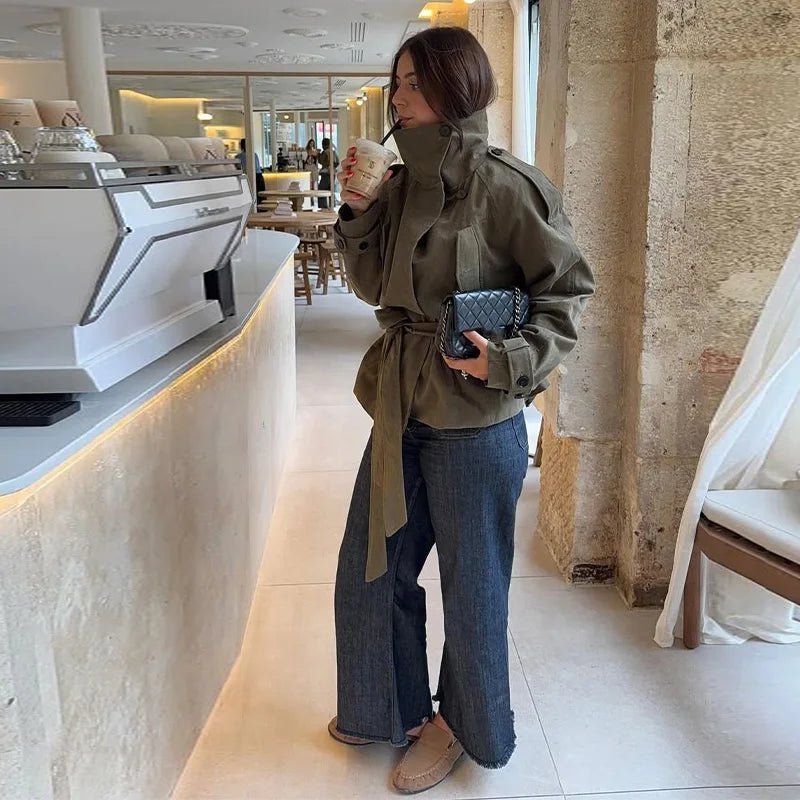 Sophias trenchcoat med skärp