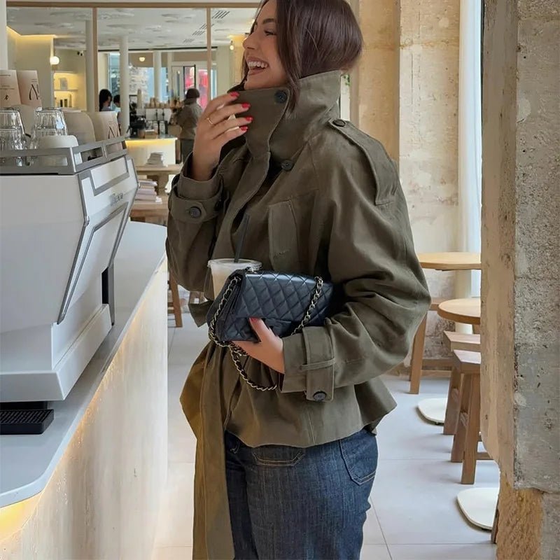 Sophias trenchcoat med skärp