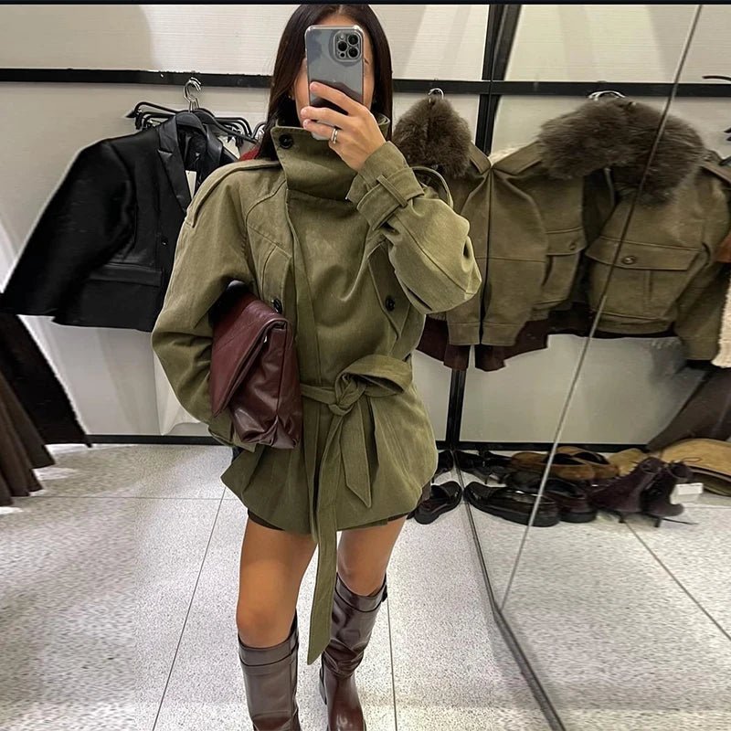 Sophias trenchcoat med skärp