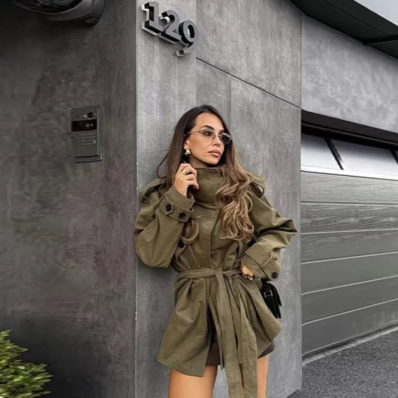 Sophias trenchcoat med skärp