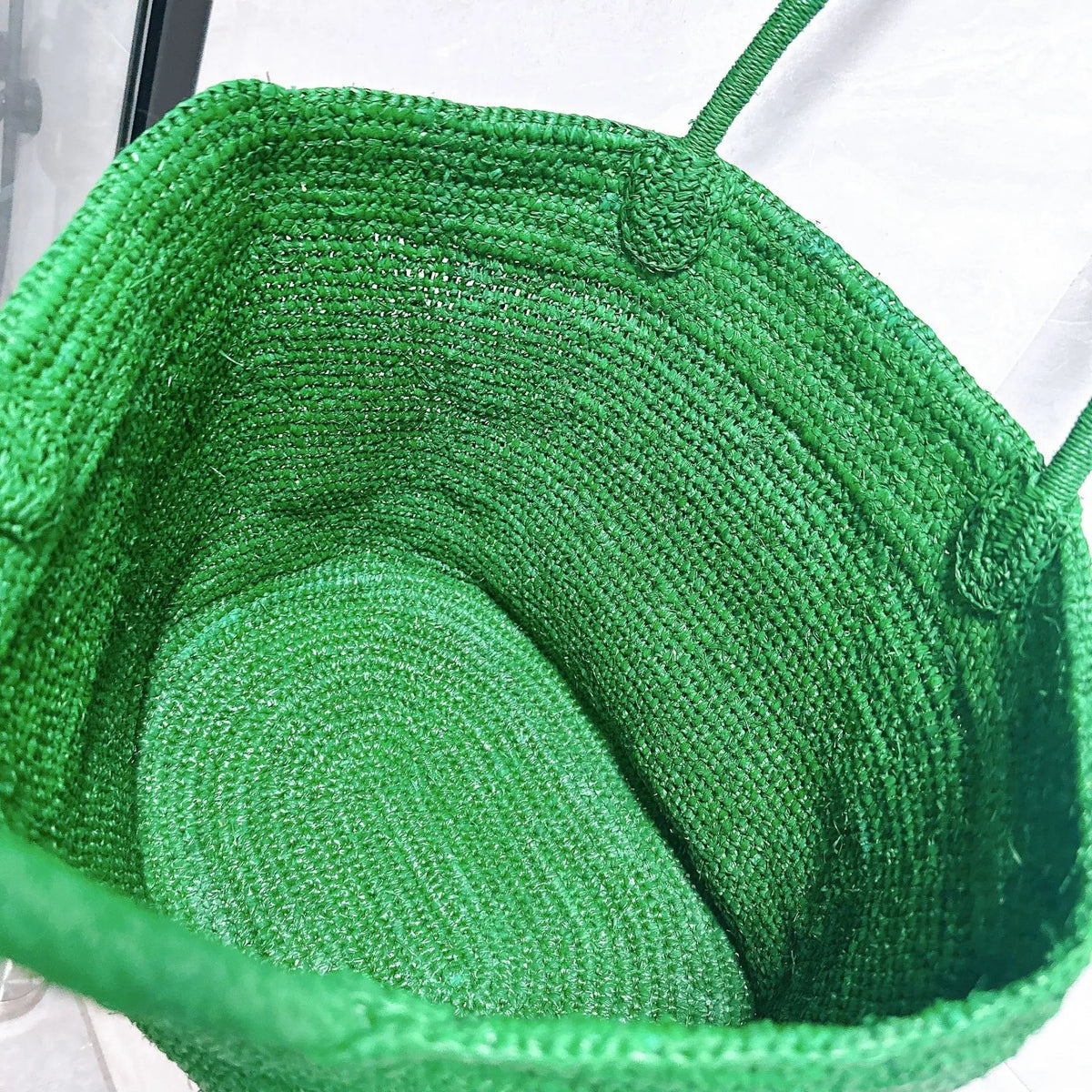 Sophia Handwoven Rattan Tote